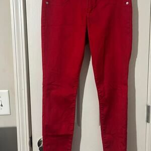 No boundaries juniors red high rise